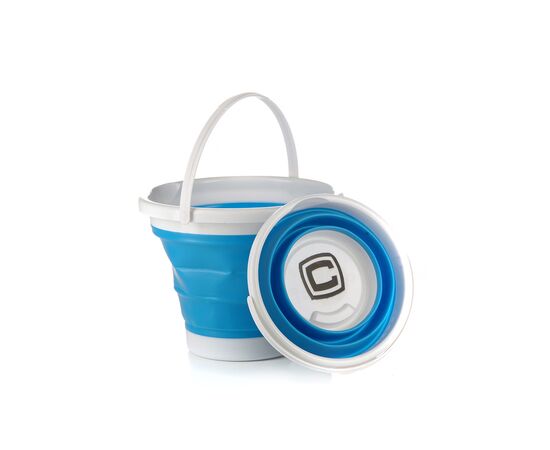Ведро складное СИЛА силіконове 10 л blue (961004)