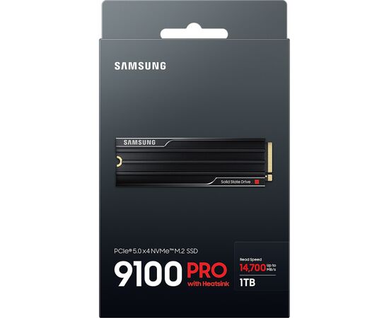 Накопитель SSD M.2 2280 1TB 9100 PRO Heatsink Samsung (MZ-VAP1T0CW), изображение 7 Накопитель SSD M.2 2280 1TB 9100 PRO Heatsink Samsung (MZ-VAP1T0CW), изображение 7