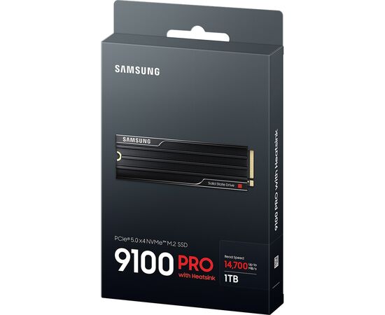 Накопитель SSD M.2 2280 1TB 9100 PRO Heatsink Samsung (MZ-VAP1T0CW), изображение 8 Накопитель SSD M.2 2280 1TB 9100 PRO Heatsink Samsung (MZ-VAP1T0CW), изображение 8