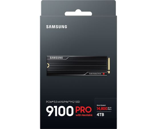 Накопитель SSD M.2 2280 4TB 9100 PRO Heatsink Samsung (MZ-VAP4T0CW), изображение 7 Накопитель SSD M.2 2280 4TB 9100 PRO Heatsink Samsung (MZ-VAP4T0CW), изображение 7