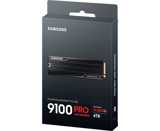 Накопитель SSD M.2 2280 4TB 9100 PRO Heatsink Samsung (MZ-VAP4T0CW), изображение 8 Накопитель SSD M.2 2280 4TB 9100 PRO Heatsink Samsung (MZ-VAP4T0CW), изображение 8