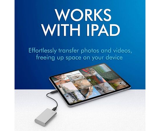 Накопитель SSD USB Type-C 2TB Portable LaCie (STKS2000400), изображение 12 Накопитель SSD USB Type-C 2TB Portable LaCie (STKS2000400), изображение 12