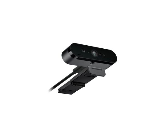 Веб-камера Logitech Brio 4K Ultra HD for Business Graphite (960-001746), изображение 3 Веб-камера Logitech Brio 4K Ultra HD for Business Graphite (960-001746), изображение 3
