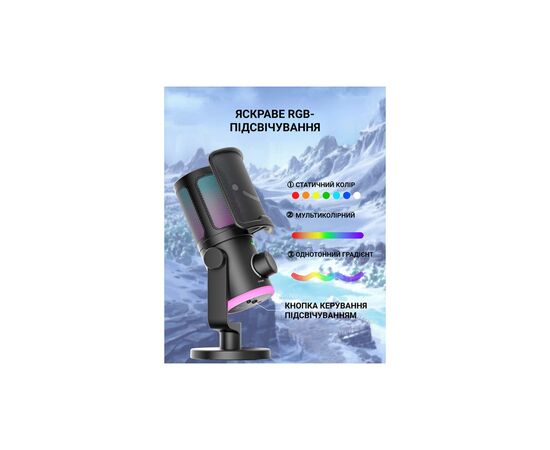 Мікрофон Fifine AM6 USB Black (AM6), зображення 11 Мікрофон Fifine AM6 USB Black (AM6), зображення 11