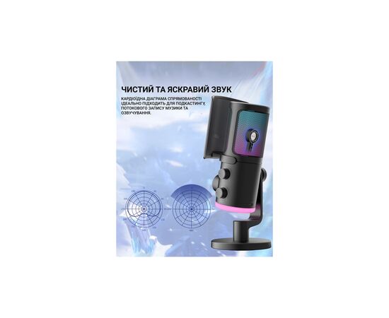 Мікрофон Fifine AM6 USB Black (AM6), зображення 12 Мікрофон Fifine AM6 USB Black (AM6), зображення 12