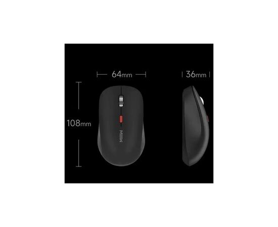 Мышка Xiaomi MiiiW Wireless/Bluetooth Black (MW23M22 Black), изображение 4 Мышка Xiaomi MiiiW Wireless/Bluetooth Black (MW23M22 Black), изображение 4
