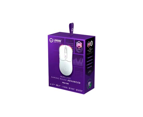 Мышка Lorgar MSA10W Wireless Gaming White (LRG-MSA10W-WH), изображение 8 Мышка Lorgar MSA10W Wireless Gaming White (LRG-MSA10W-WH), изображение 8