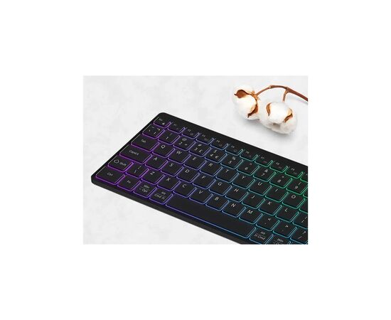 Клавиатура Canyon HKB-W11 Slim Dual Mode Wireless/Bluetooth RGB UA Black (CNS-HBTK11B), изображение 9 Клавиатура Canyon HKB-W11 Slim Dual Mode Wireless/Bluetooth RGB UA Black (CNS-HBTK11B), изображение 9