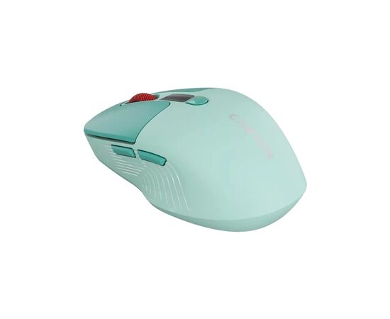 Мышка Canyon MW-26 LCD Silent Wireless/Bluetooth Green (CNS-CMSW26GR), изображение 4 Мышка Canyon MW-26 LCD Silent Wireless/Bluetooth Green (CNS-CMSW26GR), изображение 4