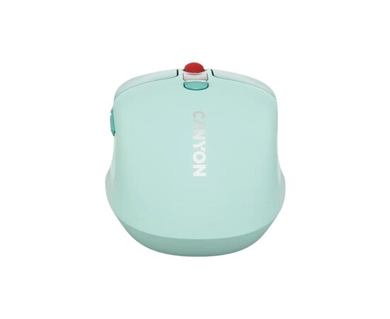 Мышка Canyon MW-26 LCD Silent Wireless/Bluetooth Green (CNS-CMSW26GR), изображение 7 Мышка Canyon MW-26 LCD Silent Wireless/Bluetooth Green (CNS-CMSW26GR), изображение 7