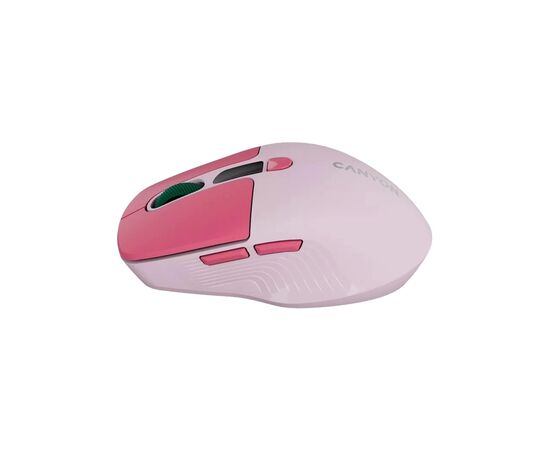 Мышка Canyon MW-26 LCD Silent Wireless/Bluetooth Pink (CNS-CMSW26P), изображение 3 Мышка Canyon MW-26 LCD Silent Wireless/Bluetooth Pink (CNS-CMSW26P), изображение 3
