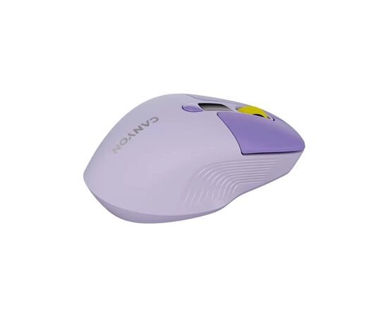 Мышка Canyon MW-26 LCD Silent Wireless/Bluetooth Violet (CNS-CMSW26V), изображение 5 Мышка Canyon MW-26 LCD Silent Wireless/Bluetooth Violet (CNS-CMSW26V), изображение 5