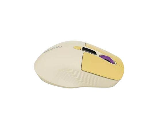 Мышка Canyon MW-26 LCD Silent Wireless/Bluetooth Yellow (CNS-CMSW26Y), изображение 5 Мышка Canyon MW-26 LCD Silent Wireless/Bluetooth Yellow (CNS-CMSW26Y), изображение 5