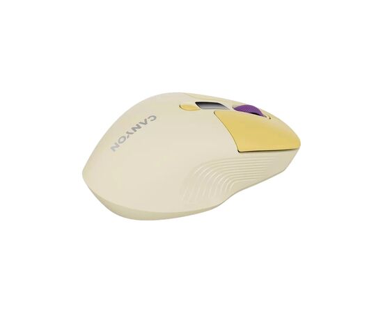 Мышка Canyon MW-26 LCD Silent Wireless/Bluetooth Yellow (CNS-CMSW26Y), изображение 6 Мышка Canyon MW-26 LCD Silent Wireless/Bluetooth Yellow (CNS-CMSW26Y), изображение 6