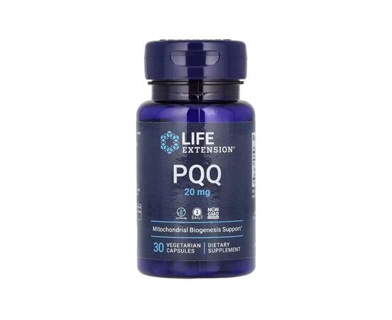Витаминно-минеральный комплекс Life Extension Пирролохинолинхинон PQQ, 20 мг, PQQ, 30 вегетарианских капс (LEX-16473)