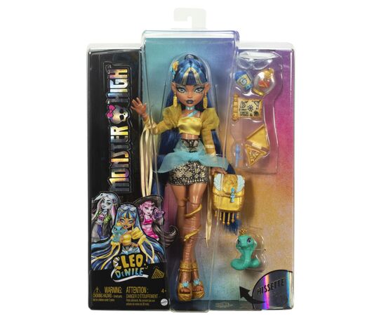 Кукла Monster High Монстро-классика новое поколение Клео (HXH74), изображение 6 Кукла Monster High Монстро-классика новое поколение Клео (HXH74), изображение 6