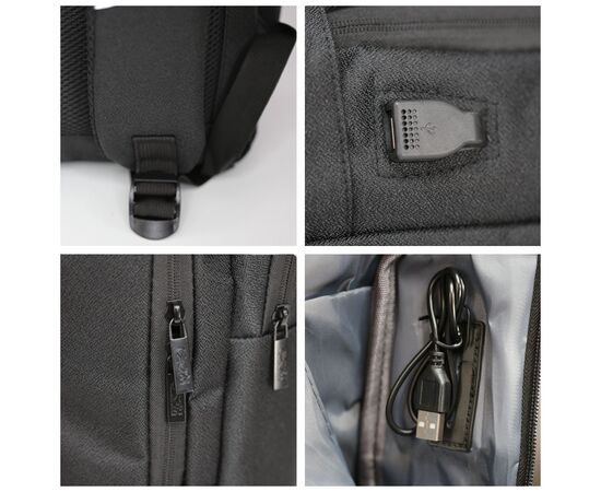 Рюкзак туристический NikiBo Sleek 15л чорний (30010805-01), изображение 4 Рюкзак туристический NikiBo Sleek 15л чорний (30010805-01), изображение 4