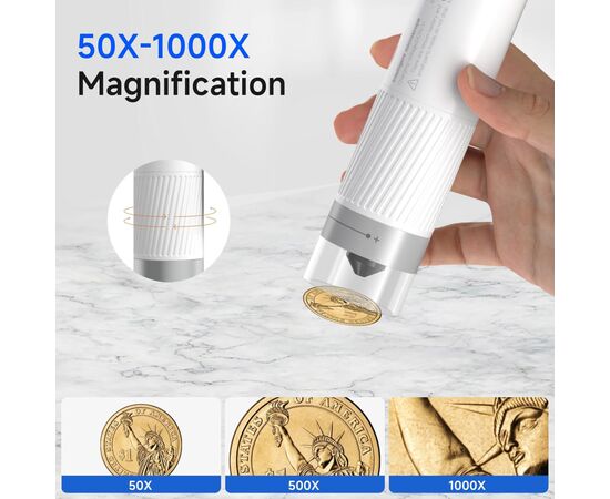 Микроскоп Xiaomi BeaverLAB DDL-M1 Portable (DDL-M1C), изображение 4 Микроскоп Xiaomi BeaverLAB DDL-M1 Portable (DDL-M1C), изображение 4