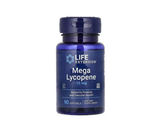 Вітамінно-мінеральний комплекс Life Extension Лікопін, 15 мг, Mega Lycopene, 90 гелевих капсул (LEX-45509)
