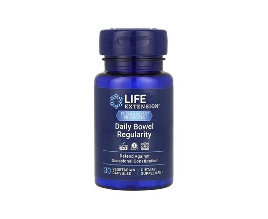 Вітамінно-мінеральний комплекс Life Extension Пробіотик для регулярної роботи кишечника, 57,5 мг, Flo (LEX-24213)