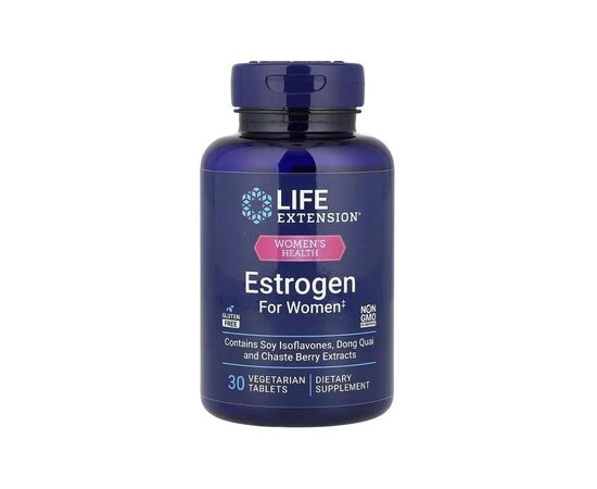 Вітамінно-мінеральний комплекс Life Extension Естроген для жінок, Estrogen for Women, 30 таблеток (LEX-18943)