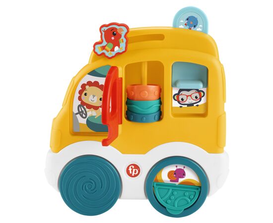 Развивающая игрушка Fisher-Price Веселые животные Дерево (HXK32), изображение 2 Развивающая игрушка Fisher-Price Веселые животные Дерево (HXK32), изображение 2