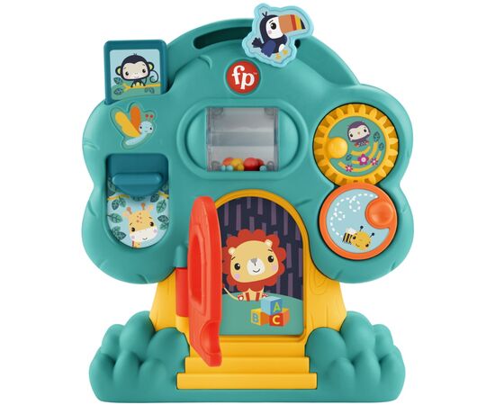 Развивающая игрушка Fisher-Price Веселые животные Дерево (HXK32), изображение 3 Развивающая игрушка Fisher-Price Веселые животные Дерево (HXK32), изображение 3