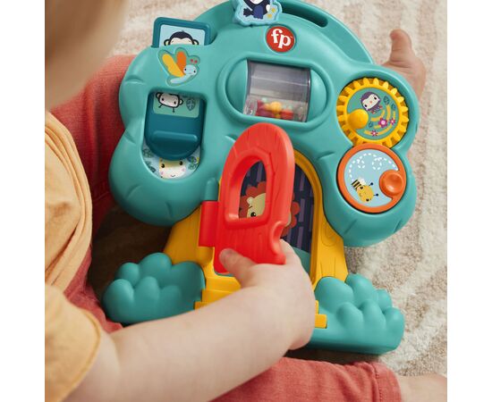 Развивающая игрушка Fisher-Price Веселые животные Дерево (HXK32), изображение 9 Развивающая игрушка Fisher-Price Веселые животные Дерево (HXK32), изображение 9