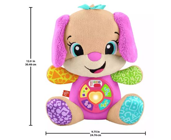 Развивающая игрушка Fisher-Price Smart Stages Сестричка умного щенка многоязычная (JFD32), изображение 4 Развивающая игрушка Fisher-Price Smart Stages Сестричка умного щенка многоязычная (JFD32), изображение 4