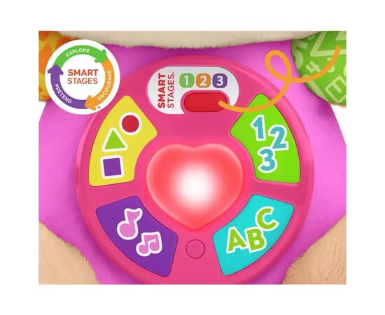 Развивающая игрушка Fisher-Price Smart Stages Сестричка умного щенка многоязычная (JFD32), изображение 6 Развивающая игрушка Fisher-Price Smart Stages Сестричка умного щенка многоязычная (JFD32), изображение 6