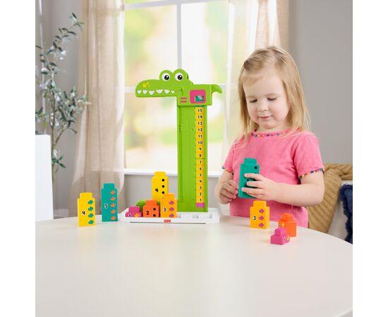 Розвиваюча іграшка Fisher-Price Вчимося разом Яскравий алігатор (JCT13), зображення 5 Розвиваюча іграшка Fisher-Price Вчимося разом Яскравий алігатор (JCT13), зображення 5