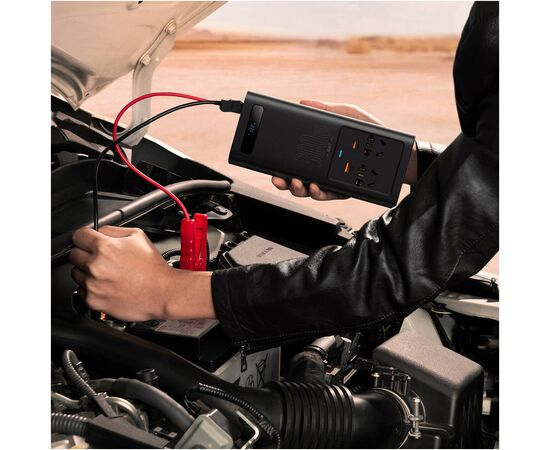 Автомобильный инвертор 12V/220V 500W IGBT Baseus In-car Inverter Baseus (CGNB010101), изображение 10 Автомобильный инвертор 12V/220V 500W IGBT Baseus In-car Inverter Baseus (CGNB010101), изображение 10