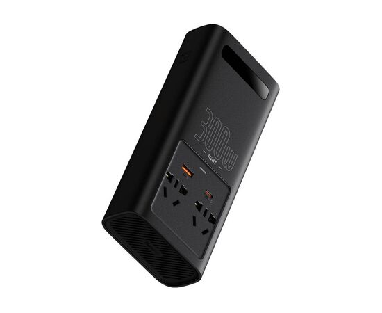 Автомобильный инвертор 12V/220V 500W IGBT Baseus In-car Inverter Baseus (CGNB010101), изображение 4 Автомобильный инвертор 12V/220V 500W IGBT Baseus In-car Inverter Baseus (CGNB010101), изображение 4