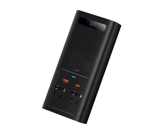 Автомобильный инвертор 12V/220V 500W IGBT Baseus In-car Inverter Baseus (CGNB010101), изображение 5 Автомобильный инвертор 12V/220V 500W IGBT Baseus In-car Inverter Baseus (CGNB010101), изображение 5