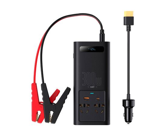 Автомобильный инвертор 12V/220V 500W IGBT Baseus In-car Inverter Baseus (CGNB010101), изображение 6 Автомобильный инвертор 12V/220V 500W IGBT Baseus In-car Inverter Baseus (CGNB010101), изображение 6