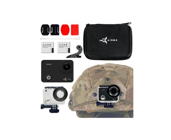 Экшн-камера AirOn ProCam 7 Black Tactical Helm Kit (4822356754511), изображение 2 Экшн-камера AirOn ProCam 7 Black Tactical Helm Kit (4822356754511), изображение 2
