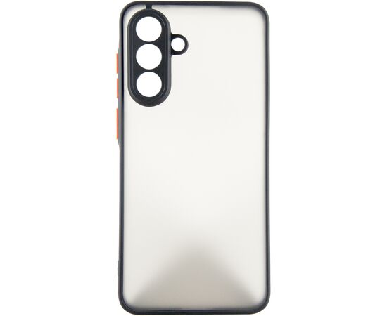 Чехол для мобильного телефона Dengos Samsung Galaxy A36 Matte + glass (Black) (DG-KM-145), изображение 2 Чехол для мобильного телефона Dengos Samsung Galaxy A36 Matte + glass (Black) (DG-KM-145), изображение 2