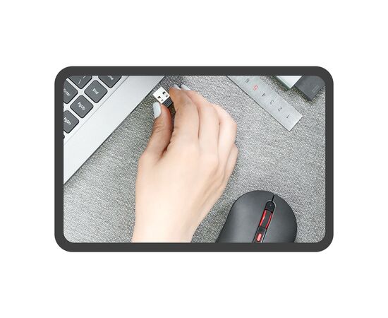 Мышка Xiaomi Miiiw Mute Wireless Black (MWMM01 Black), изображение 4 Мышка Xiaomi Miiiw Mute Wireless Black (MWMM01 Black), изображение 4