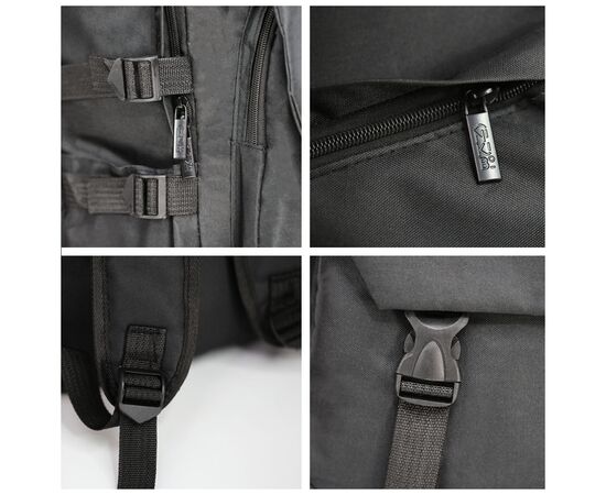 Рюкзак туристический NikiBo Modern 15л чорний (30010405-01), изображение 4 Рюкзак туристический NikiBo Modern 15л чорний (30010405-01), изображение 4