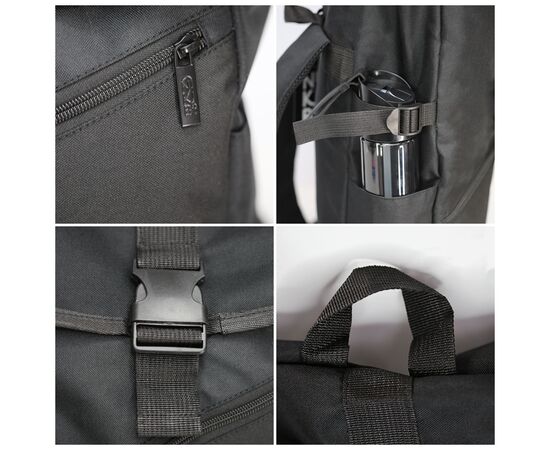 Рюкзак туристический NikiBo Trend 15л чорний (30010705-01), изображение 4