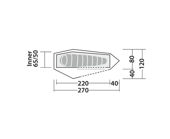 Палатка Robens Cress 1 Pro (130397) (931595), изображение 7 Палатка Robens Cress 1 Pro (130397) (931595), изображение 7