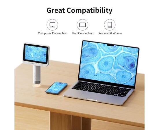Микроскоп Xiaomi BeaverLAB DDL-M2 Portable (DDL-M2C), изображение 4 Микроскоп Xiaomi BeaverLAB DDL-M2 Portable (DDL-M2C), изображение 4