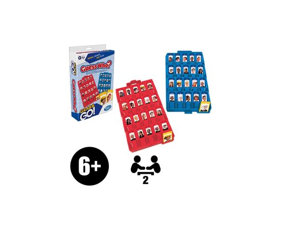 Настольная игра Hasbro дорожная Угадай кто? (F8257), изображение 3 Настольная игра Hasbro дорожная Угадай кто? (F8257), изображение 3