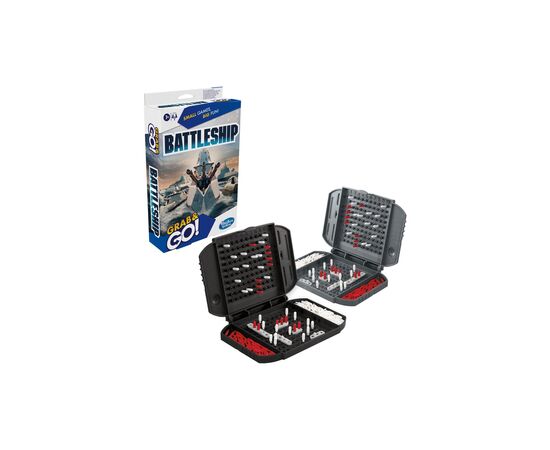 Настольная игра Hasbro дорожная Морской бой (F8252), изображение 2 Настольная игра Hasbro дорожная Морской бой (F8252), изображение 2