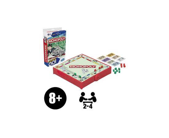 Настольная игра Hasbro дорожная Монополия настольная (F8256), изображение 5