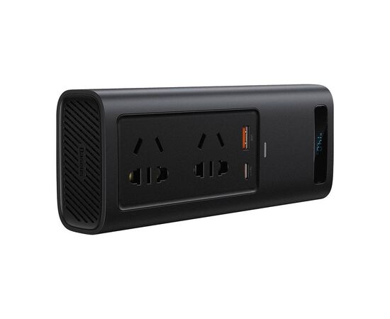 Автомобильный инвертор 12V/220V 150W In-car Inverter, USB, Type-C, 0.4m Baseus (CRNBQ-A01), изображение 2 Автомобильный инвертор 12V/220V 150W In-car Inverter, USB, Type-C, 0.4m Baseus (CRNBQ-A01), изображение 2