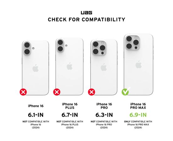 Чехол для мобильного телефона UAG iPhone 16 Pro Max Pathfinder Magsafe Heritage Yellow (114469118282), изображение 7