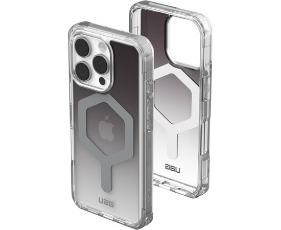 Чехол для мобильного телефона UAG iPhone 16 Pro Plyo Magsafe LE Black/Clear Ombre (11448011404G), изображение 6
