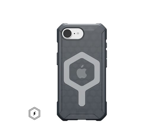 Чохол до мобільного телефона UAG iPhone 16E (4th Gen 2025) Essential Armor MagSafe Ash (114496113131)