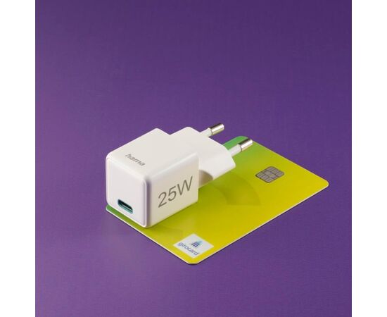 Зарядное устройство Hama 25W USB-С PD white (00201981), изображение 11 Зарядное устройство Hama 25W USB-С PD white (00201981), изображение 11